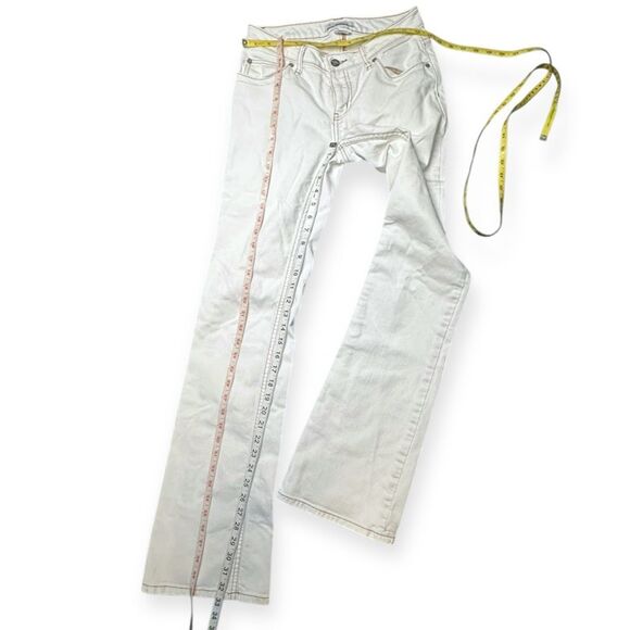 CABI Women’s White Bootcut Jeans Size 0 Style #895-L - Picture 5 of 5